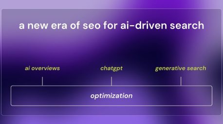 A graphic about a new era of seo for ai-driven search